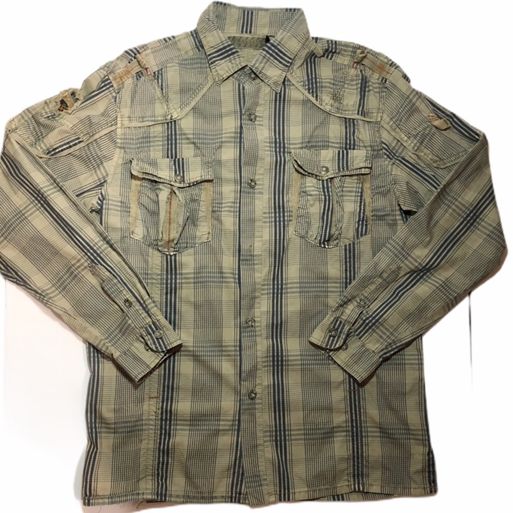 Brooklyn Xpress Bottom Down Shirt Green Size XL